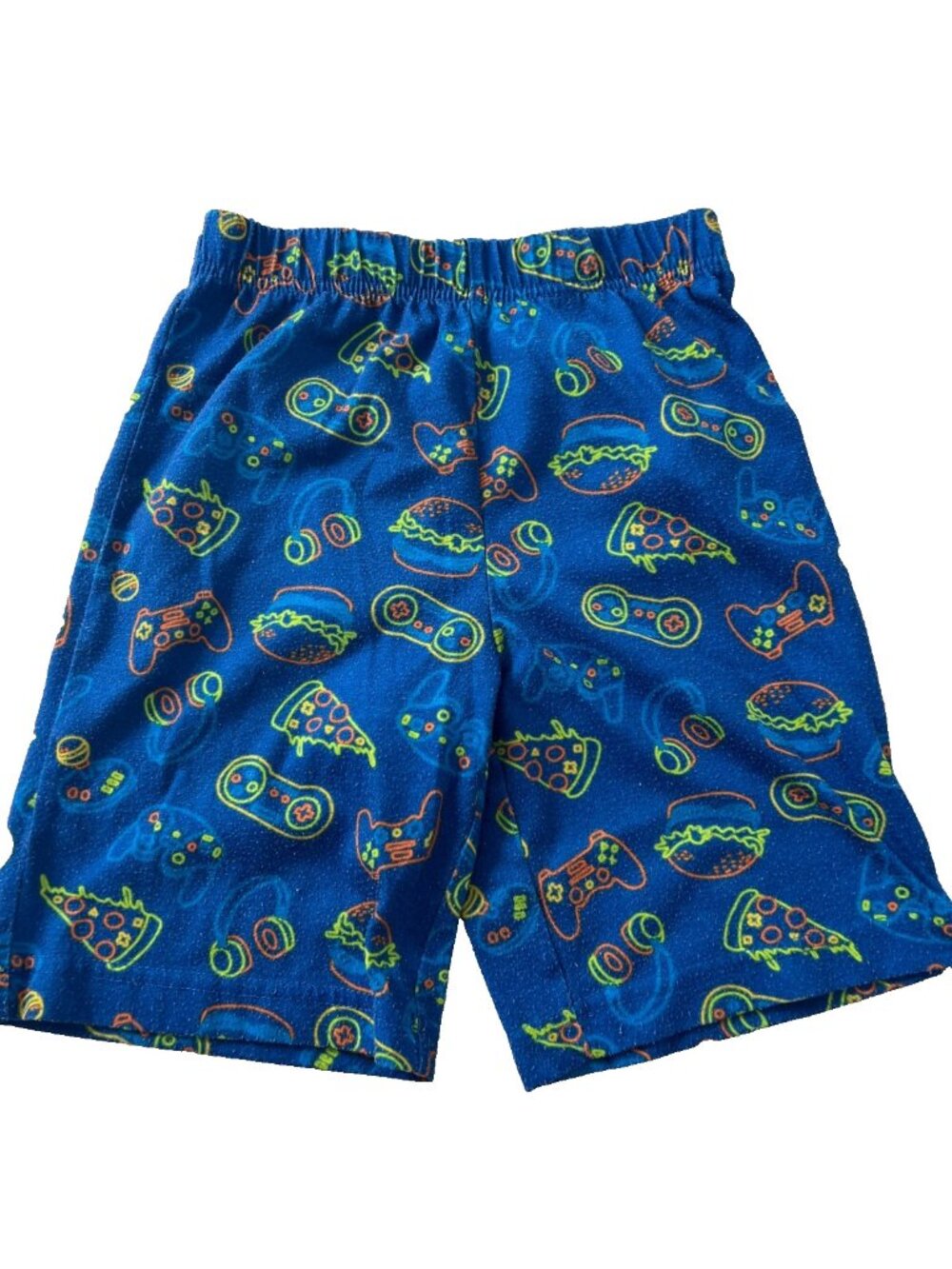 Joe Fresh Boy's Kids Pyjama Shorts Nintento Blue Print M ( 7-8 yrs )